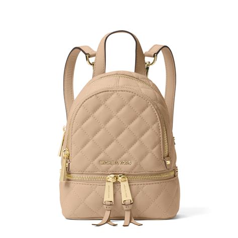 Rhea Mini Quilted Leather Backpack 